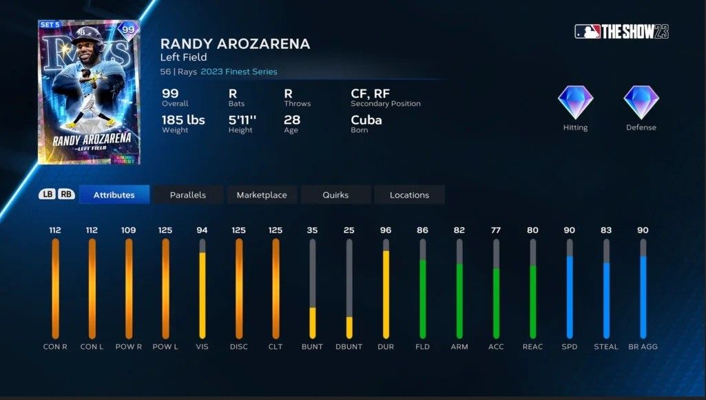 Best Season 5 cards: Randy Arozarena