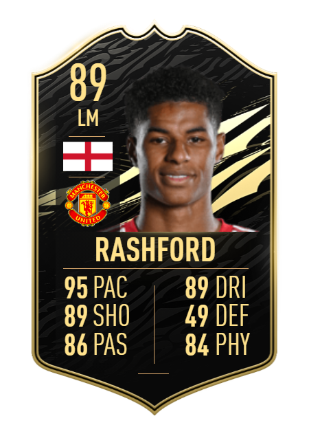 marcus rashford fifa 21 totw 22