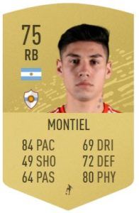 montiel fifa 20 base card