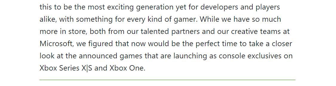 MORE - Even though they are pretty vague, the Xbox team is letting us know there is more incoming