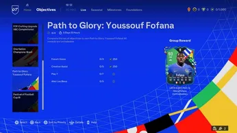 FC 24 Path to Glory Knockouts Fofana Objectives