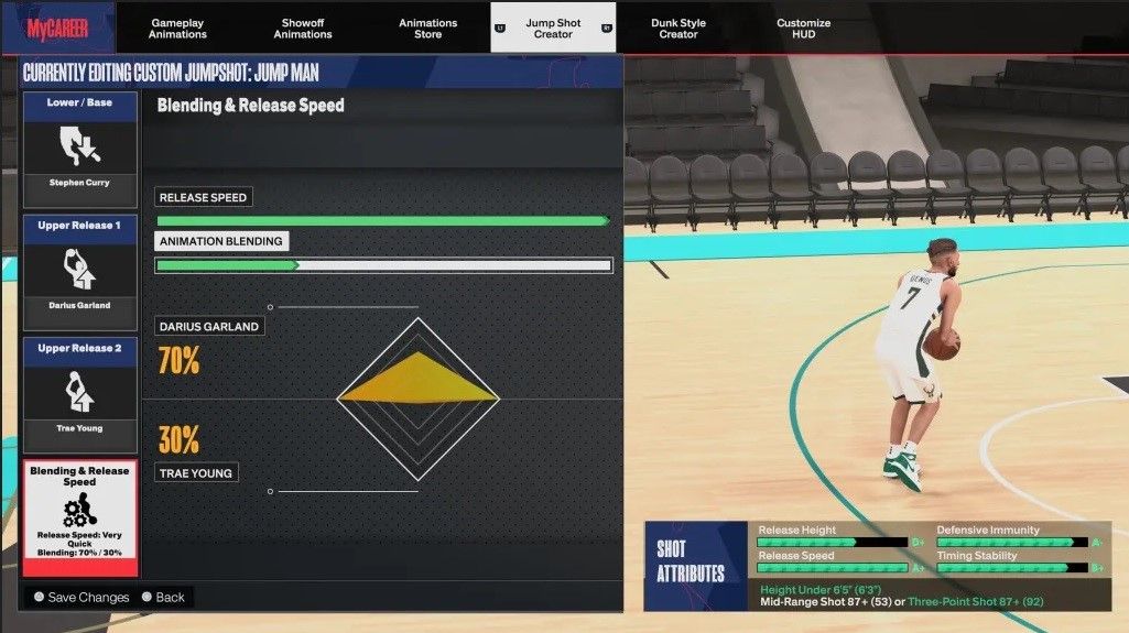 NBA 2K24 Jumpshot Creator