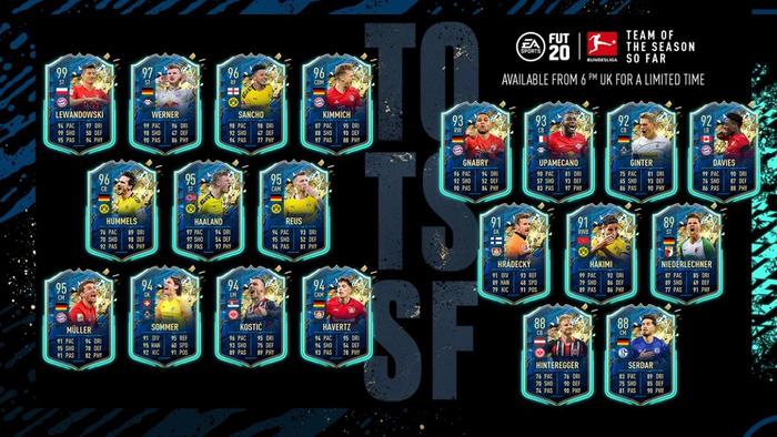 fifa 20 totssf bundesliga full squad