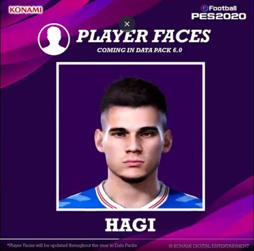 Ianis Hagi pes 2020 data pack 6