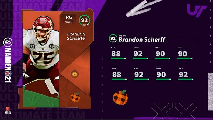 Madden 21 Autumn Ace Brandon Scherff 1