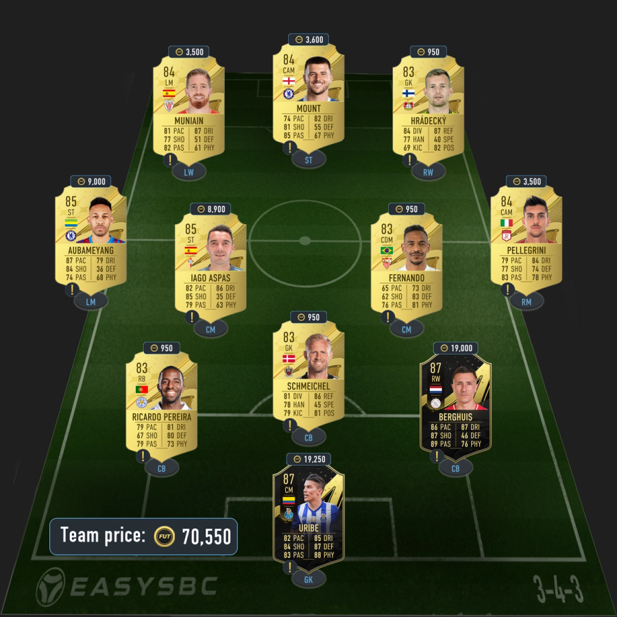 84+ x7 upgrade sbc solution fifa 23