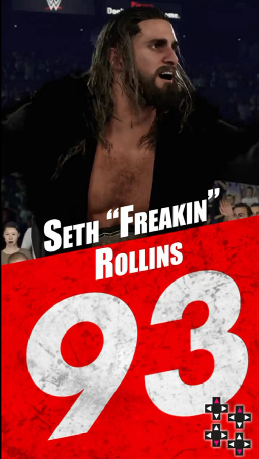 WWE 2K24 Seth Rollins rating