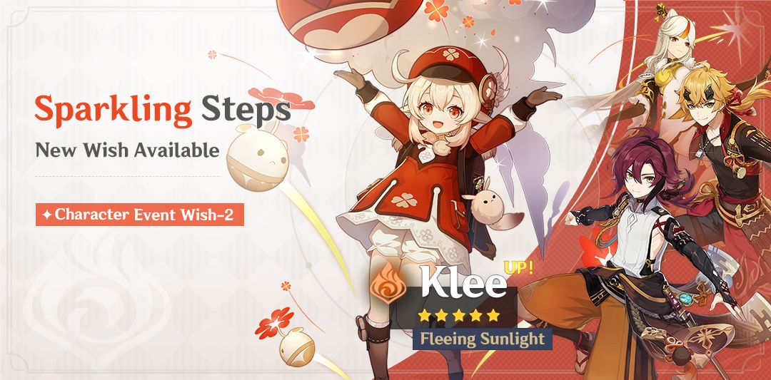 Klee banner in Genshin Impact 2.8