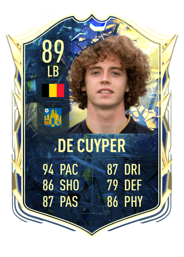 fifa 23 belgian pro league tots de cuyper