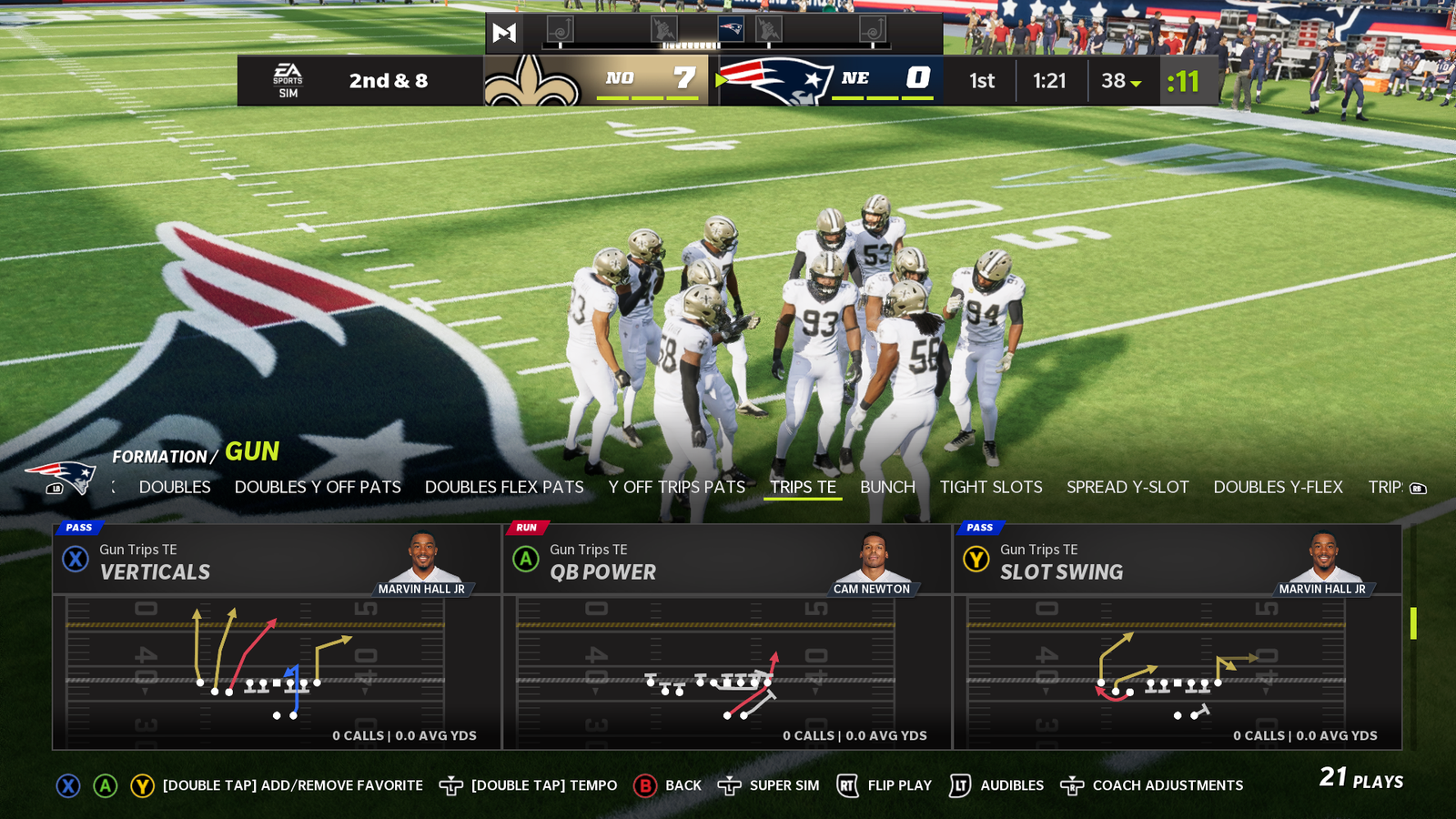 Madden 22 playbooks patriots