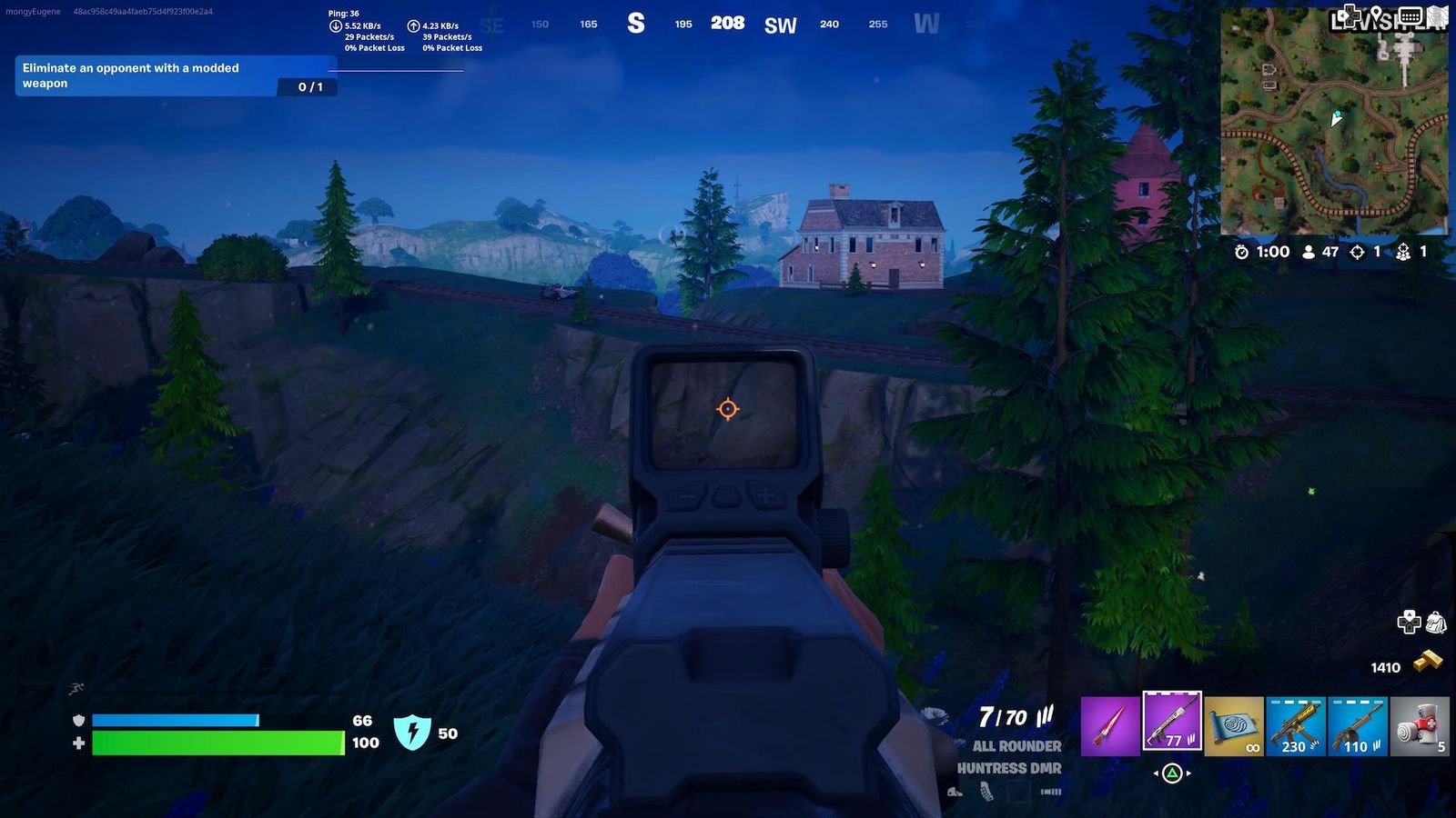 Aiming in Fortnite