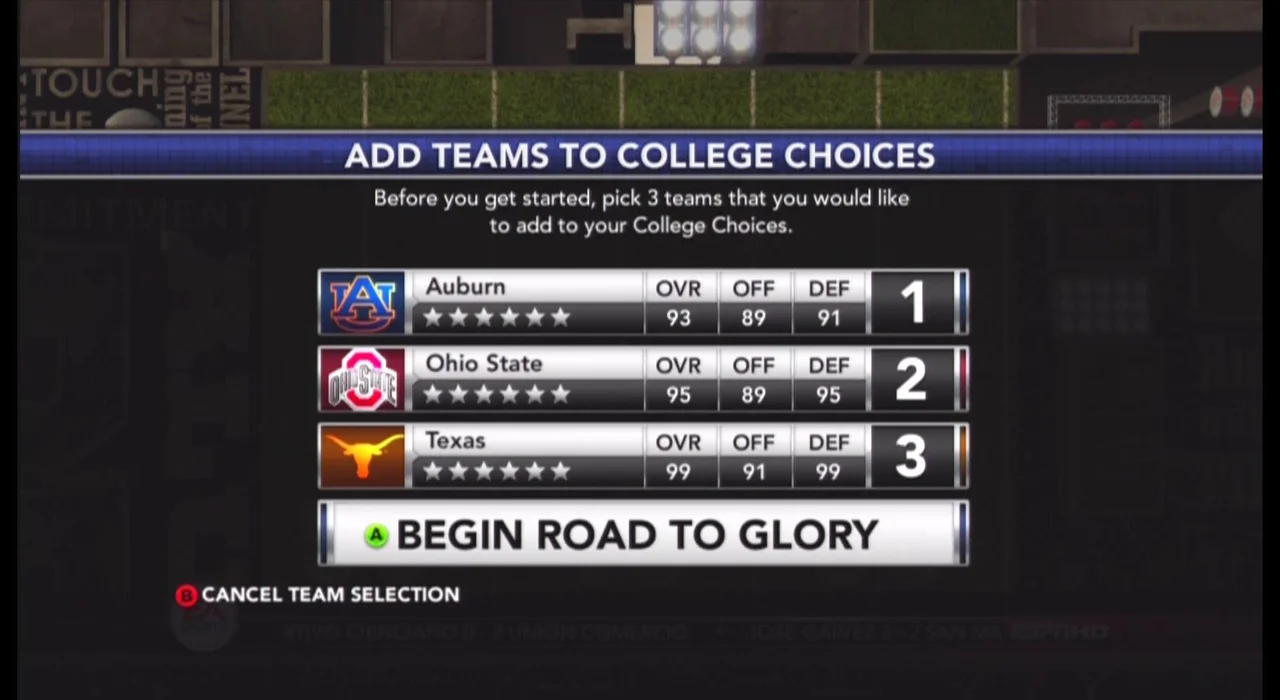 NCAA 22 EA Sports College Football Game Modes Road to Glory Dynasty