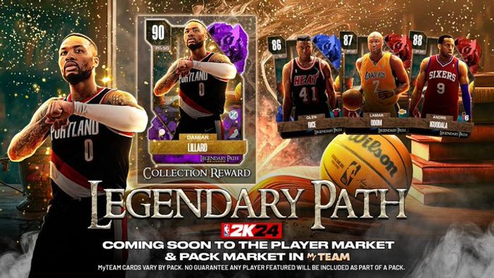 NBA 2K24 Legendary Path Damian Lillard Collection