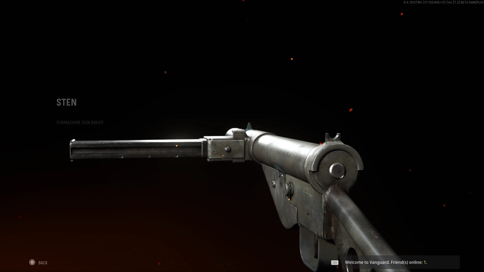 Vanguard Beta Class Sten