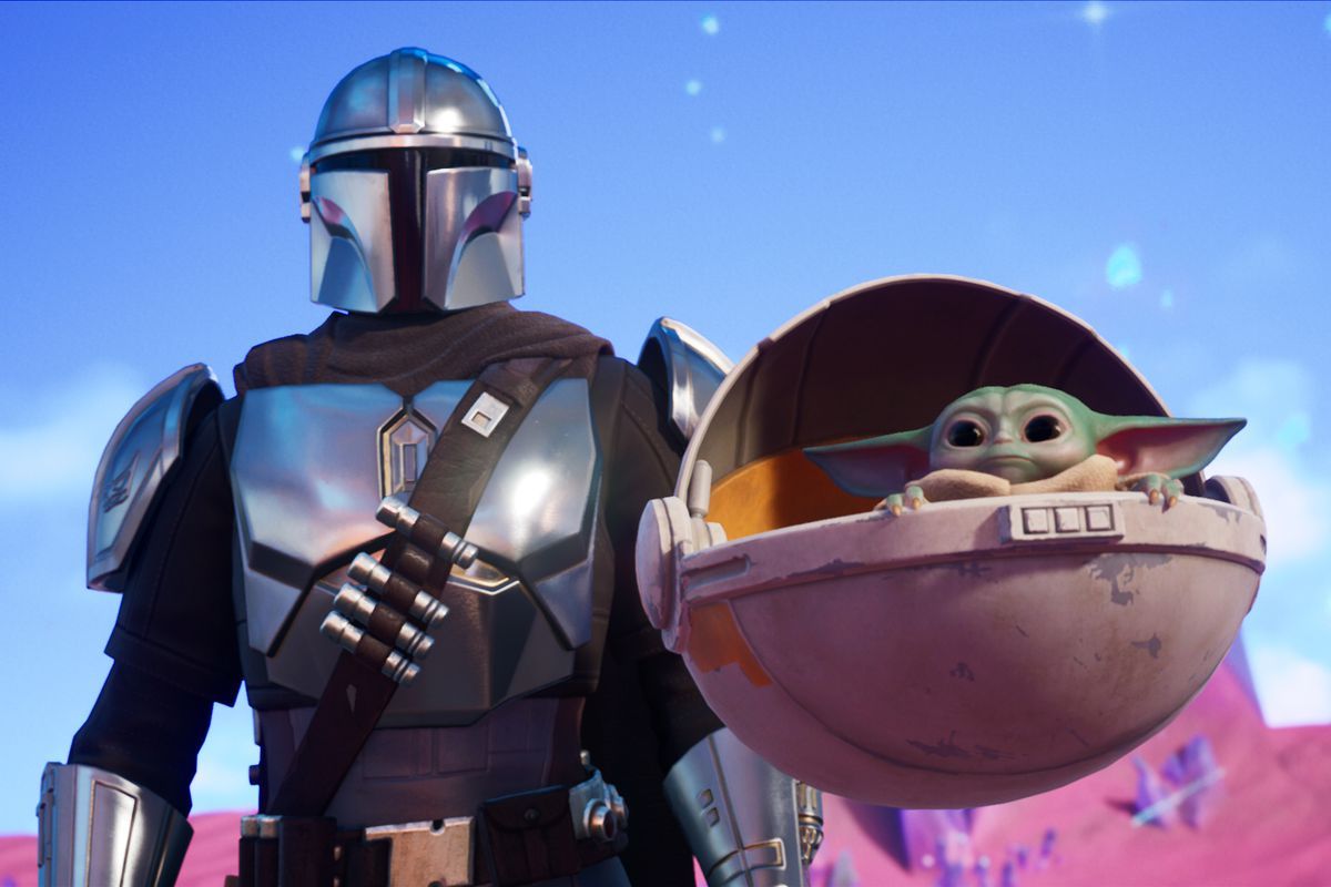 Fortnite Chapter 2 Season 5 The Mandalorian The Child Key Art