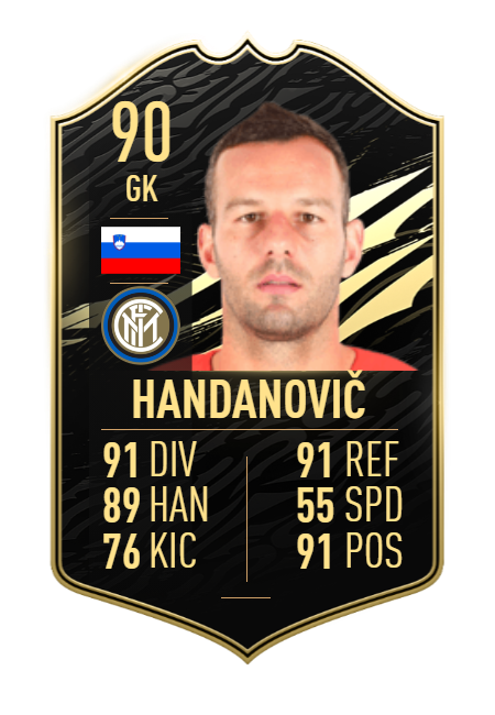 samir handanovic fifa 21 totw 22