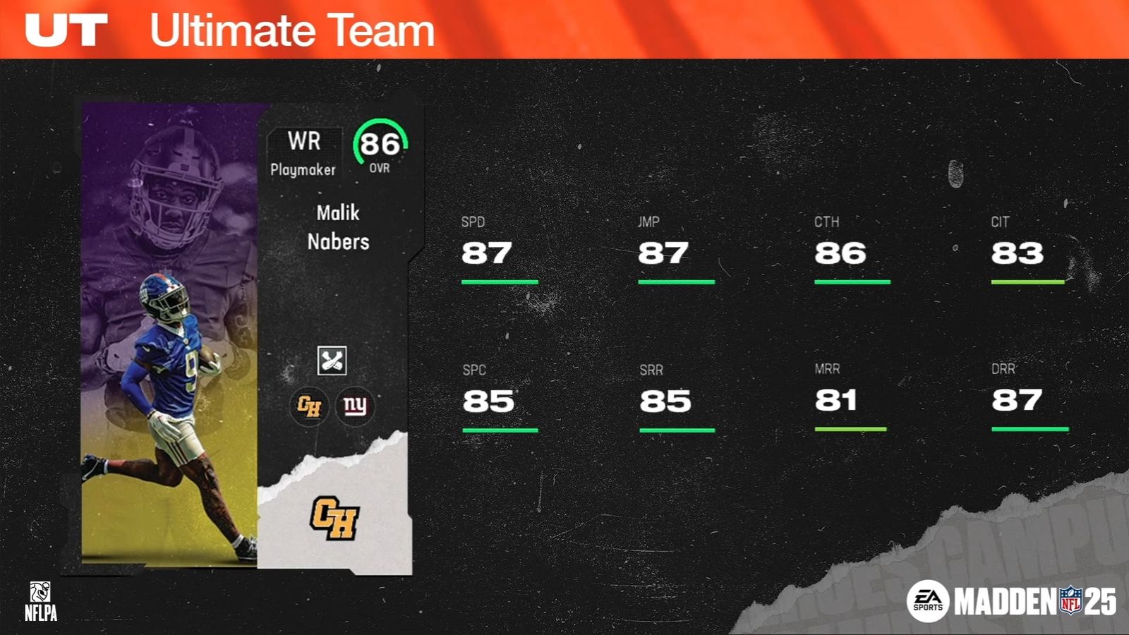 Madden 25 Campus Heroes Malik Nabers