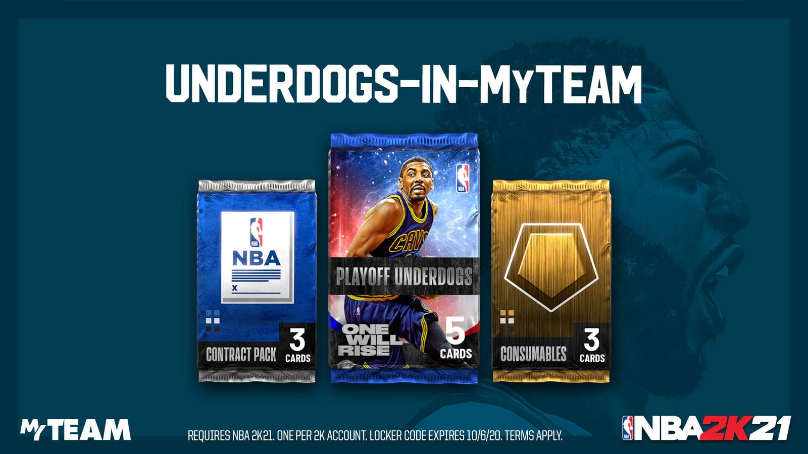 NBA 2K21 Locker Code Playoff Underdogs 1