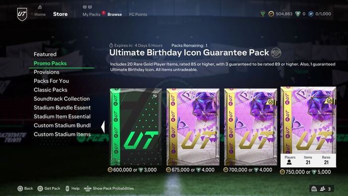 FC 24: Cheaper than Ultimate Team Packs