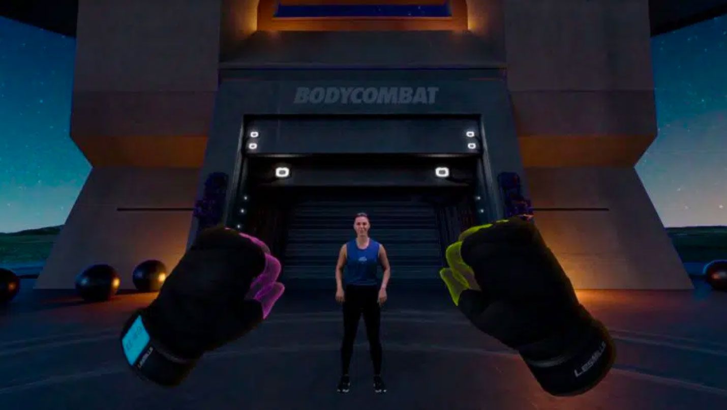 Les Mills Bodycombat VR app in-game image