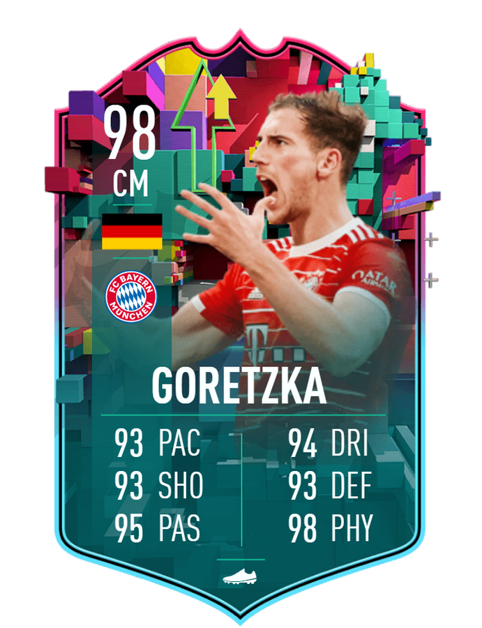 Leon Goretzka 98 OVR Level Up Team 2 card