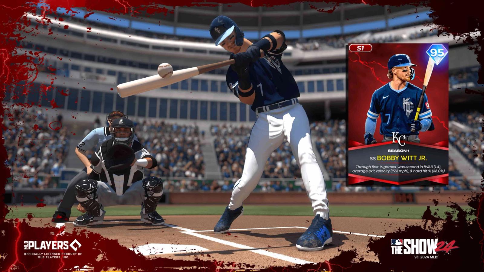 MLB The Show 24 Season Awards Lightning Bobby Witt Jr 