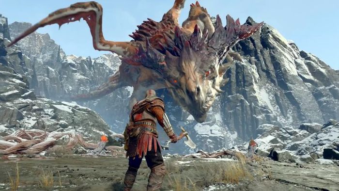 God of War PS4 Boss Fight Guide: How To Beat Mountain Dragon Hraezlyr