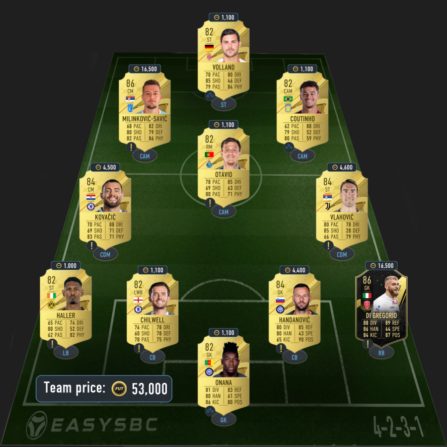 81+ x 11 Premier League Upgrade SBC solution fifa 23