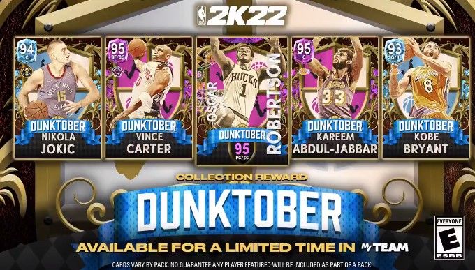 The Dunktober set in NBA 2K22