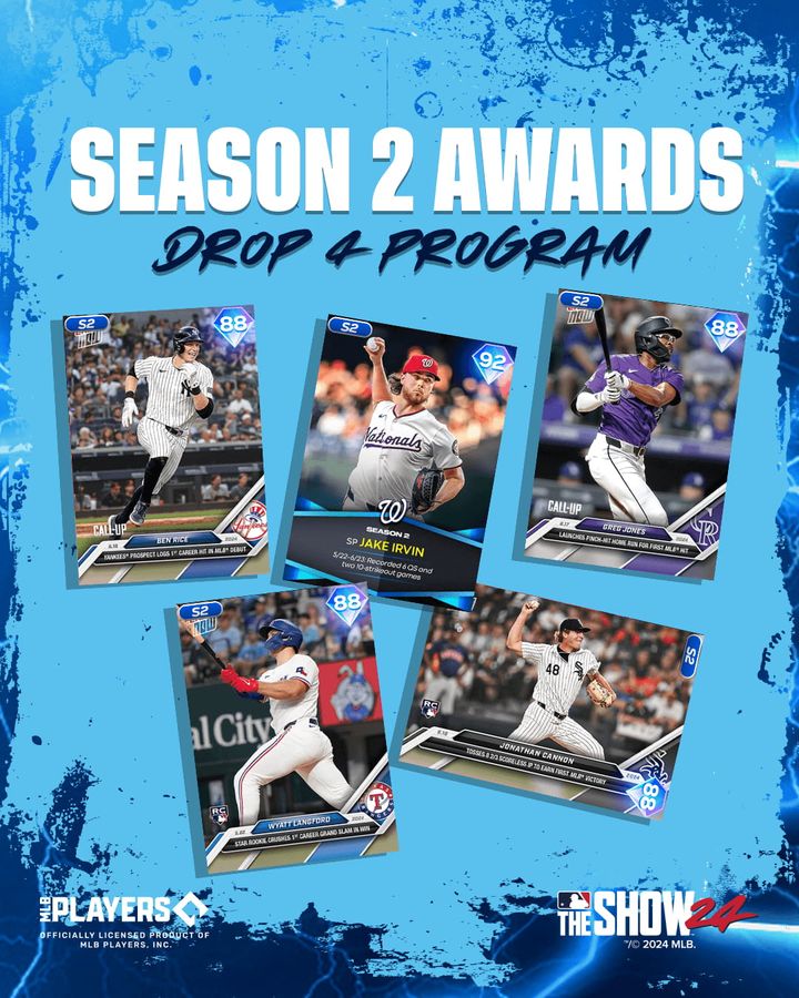 MLB The Show 24 Season 2 Awards Drop 4 Program