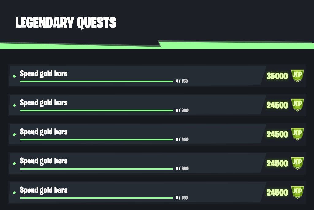 Fortnite Chapter 2 Season 6 Week 12 Legendary Quests