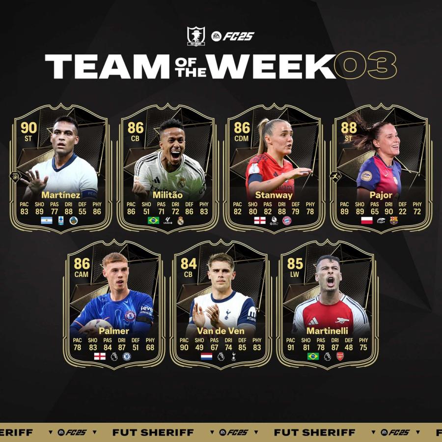 FC 25 TOTW 3 Leaked Cards