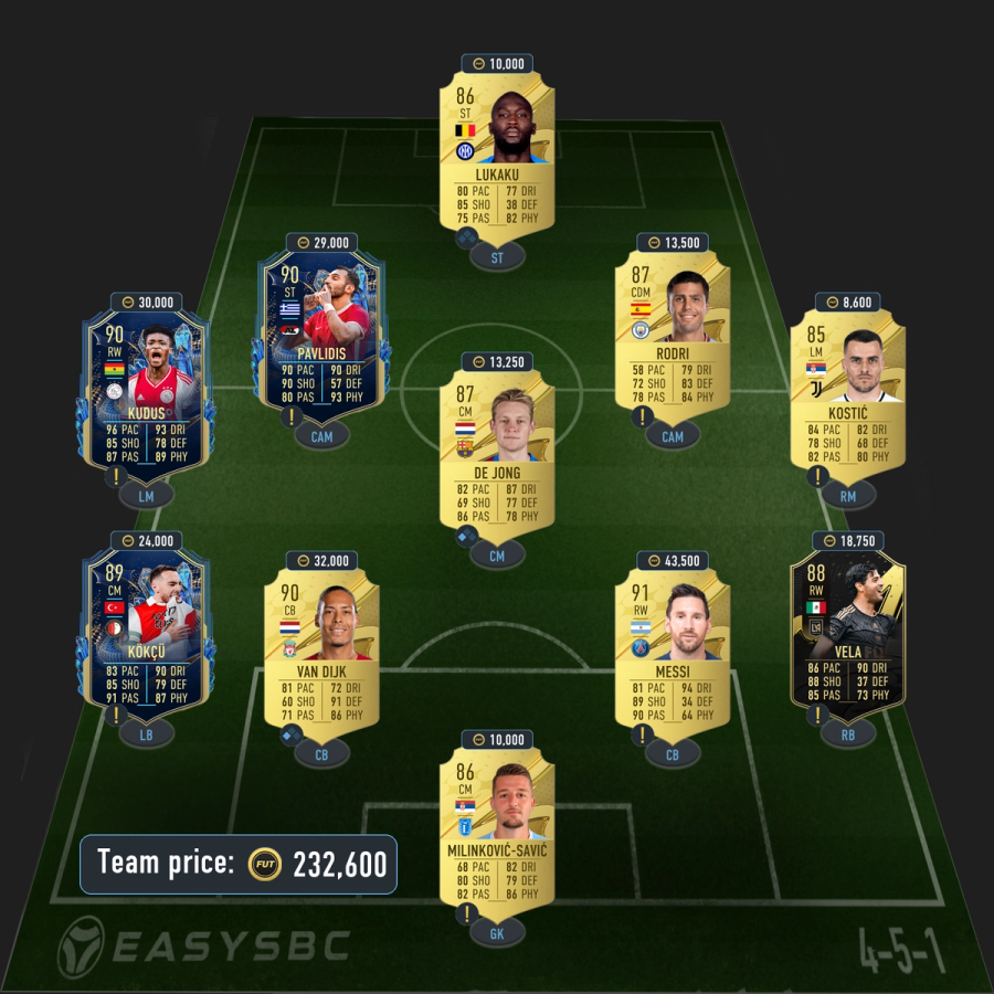 saint-maximin premier league tots moments sbc solution fifa 23 89-rated squad