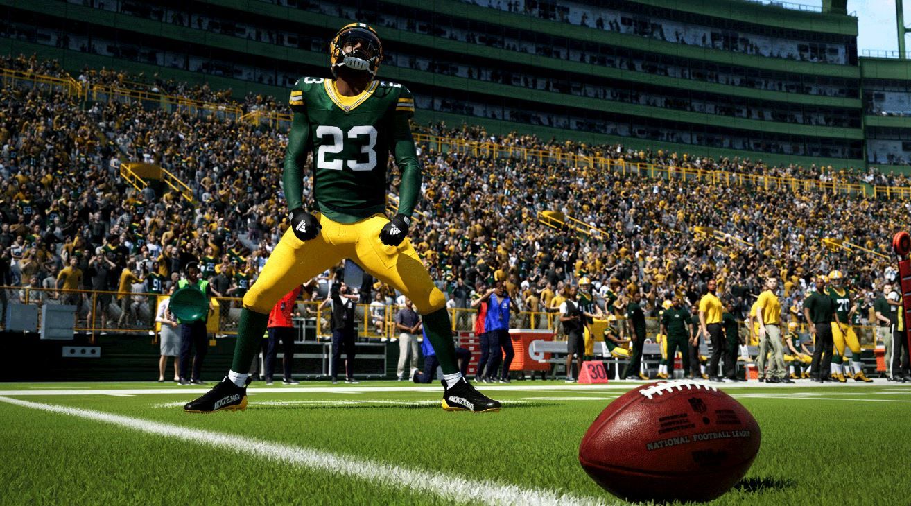 Jaire Alexander celebrates in Madden 24