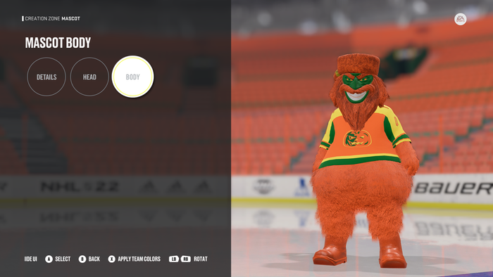 nhl mascot