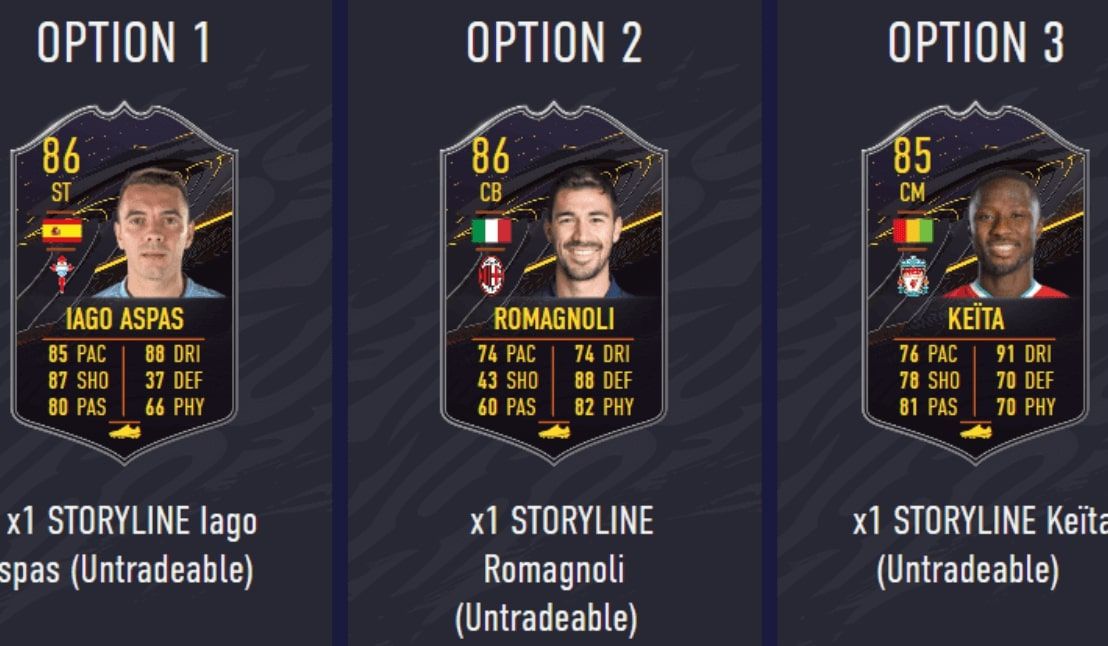 fifa 21 storyline player pick