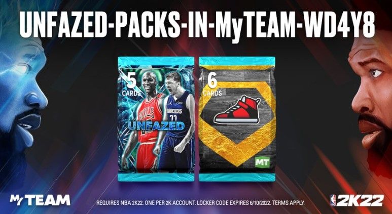 NBA 2K22 MyTEAM Locker Codes