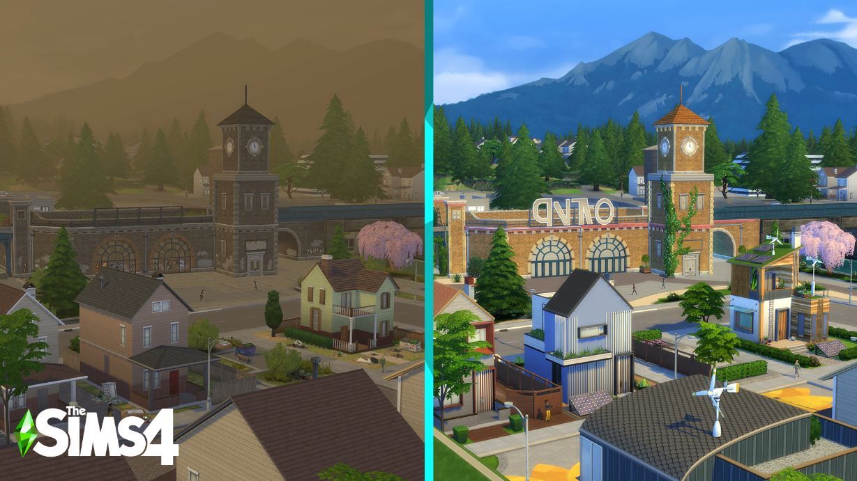 sims 4 eco lifestyle neighbourhood