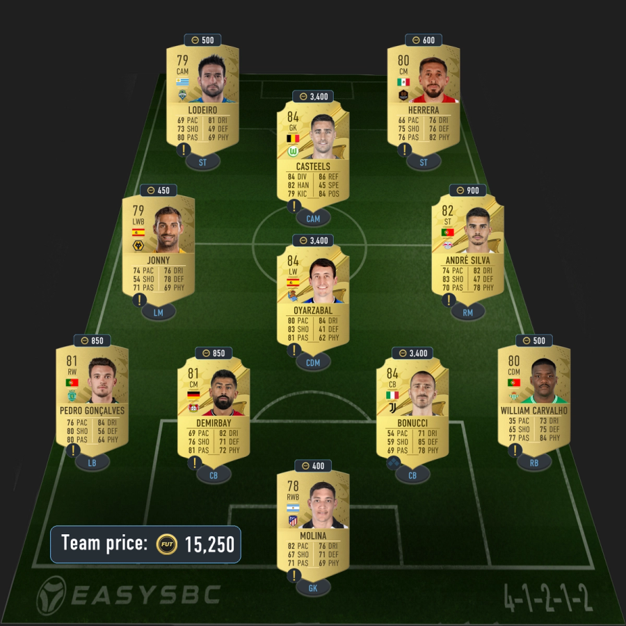 81+ x 11 Bundesliga Upgrade SBC solution fifa 23 82-rated squad