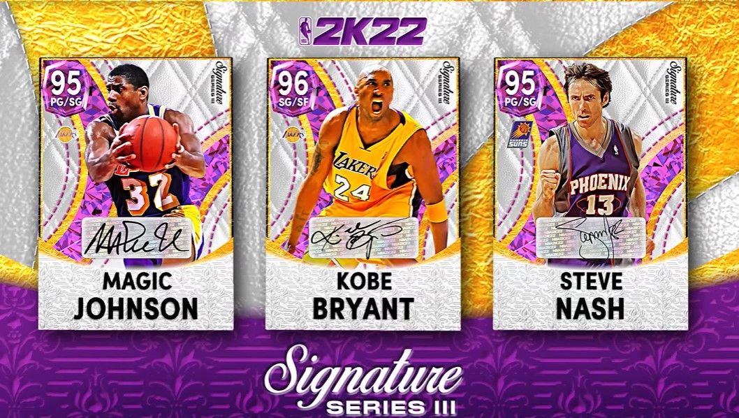 NBA 2K22 MyTEAM Signature Series packs