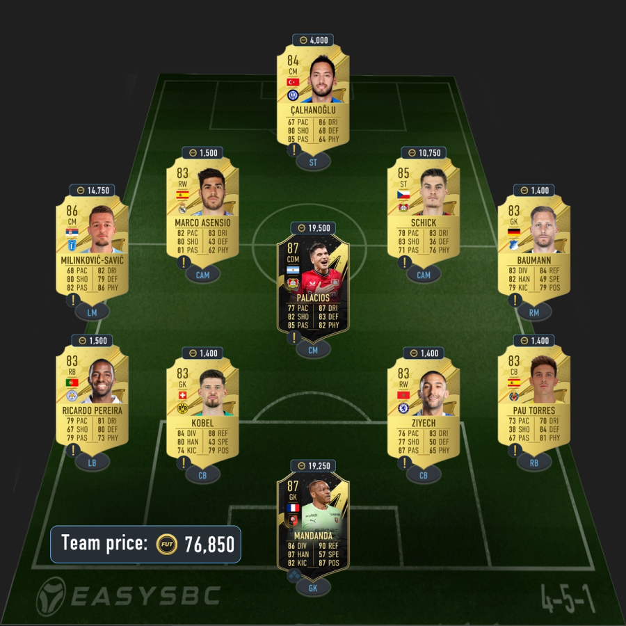 gibbs-white showdown sbc solution premier league