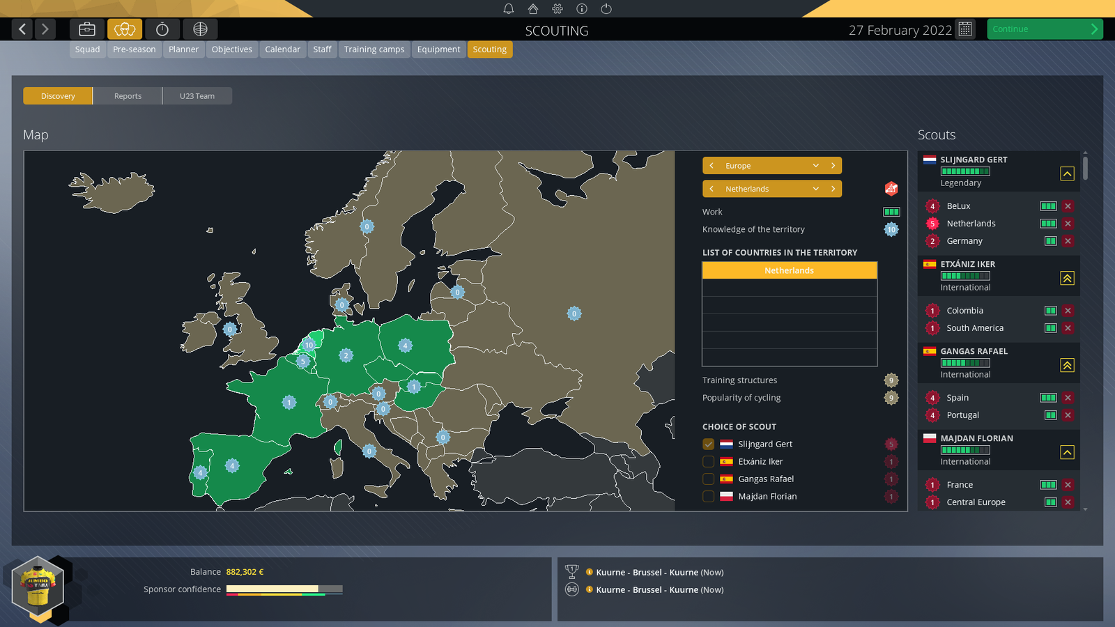 Pro Cycling Manager 2022 Scouting