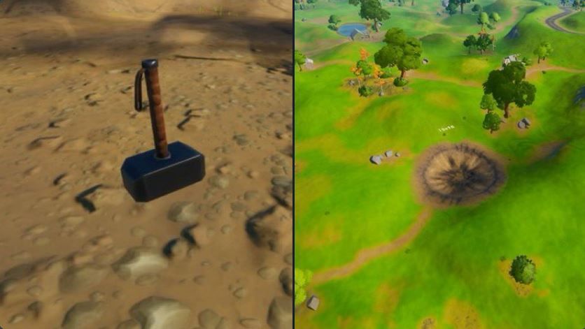 thors hammer fortnite season 4