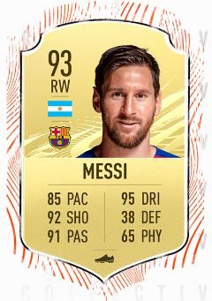 lionel messi 93 fifa 21