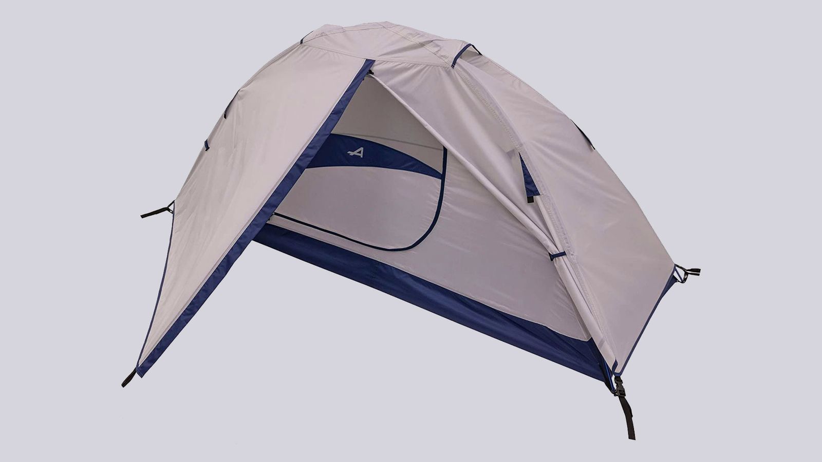 ALPS Mountaineering Lynx product image of light grey and navy blue tent.