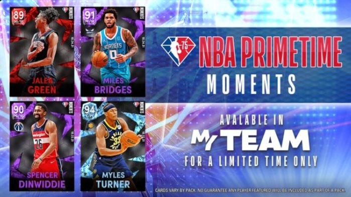 Primetime Moments pack in NBA 2K22