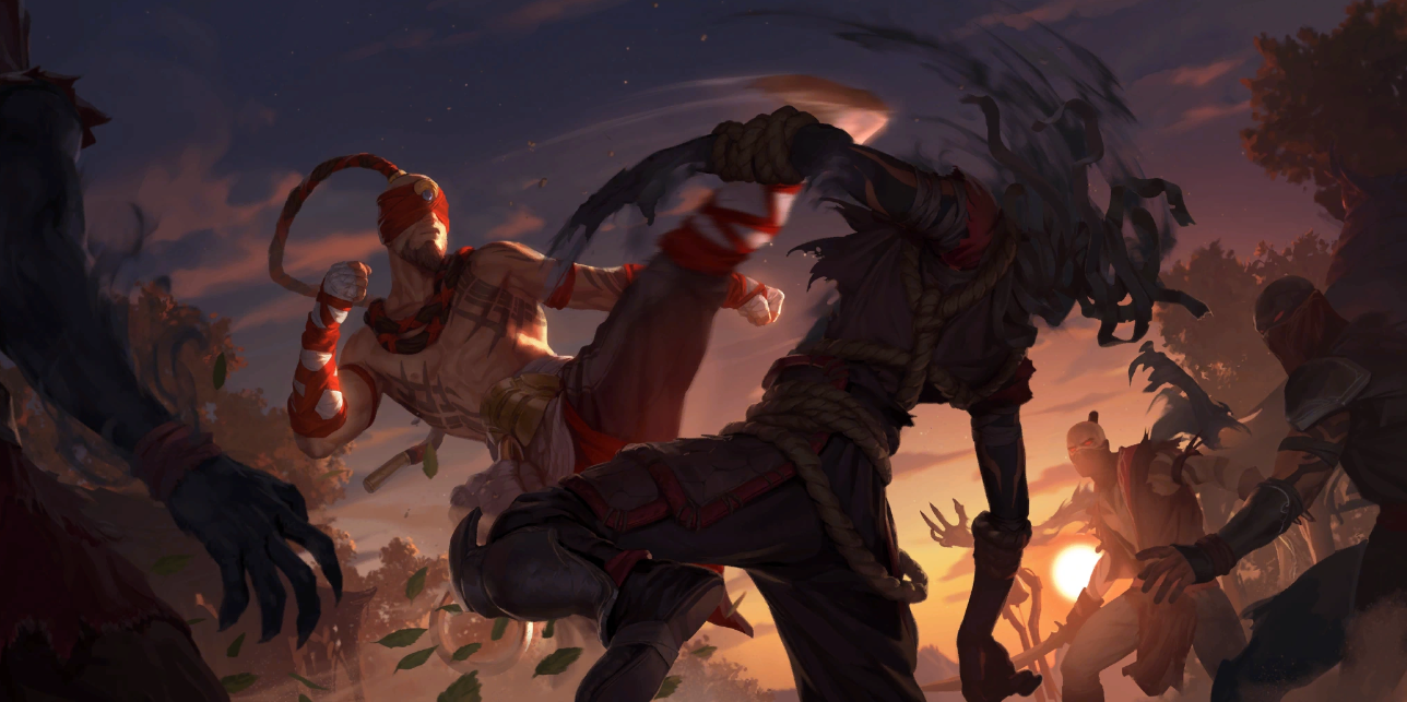 Lee Sin in Legends of Runeterra.