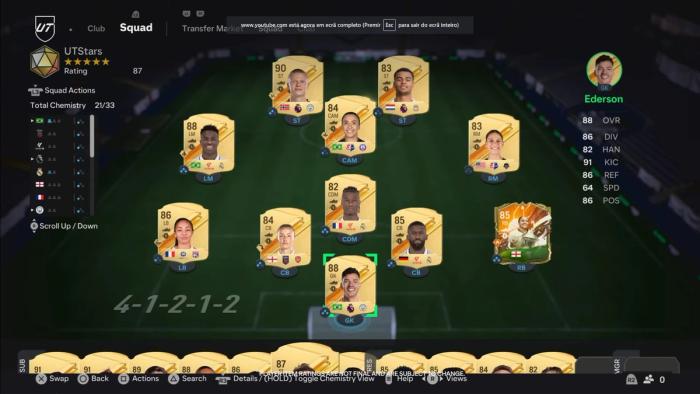 EA FC 24 squad