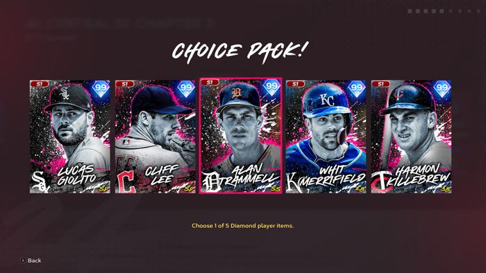 MLB The Show 24 Team Affinity Season 1 Chapter 3 AL Central Cards