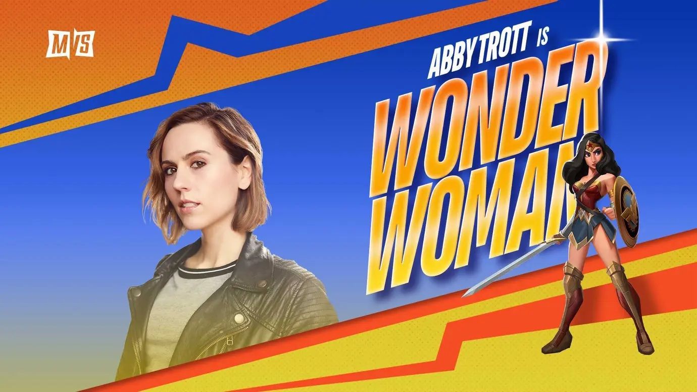 Abby Trott the voice actor for Wonder Woman in MultiVersus